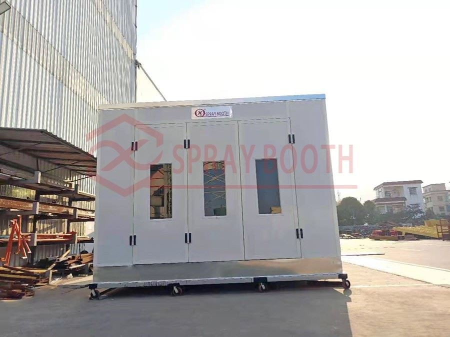 Movable Spray Paint Booth for Yacht 2