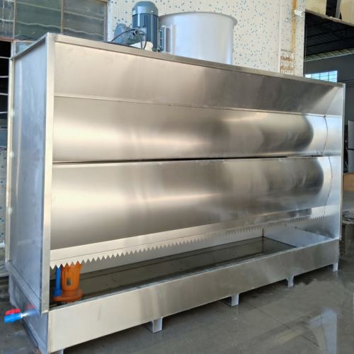 Cabine de pintura de lavagem com água para peças pequenas